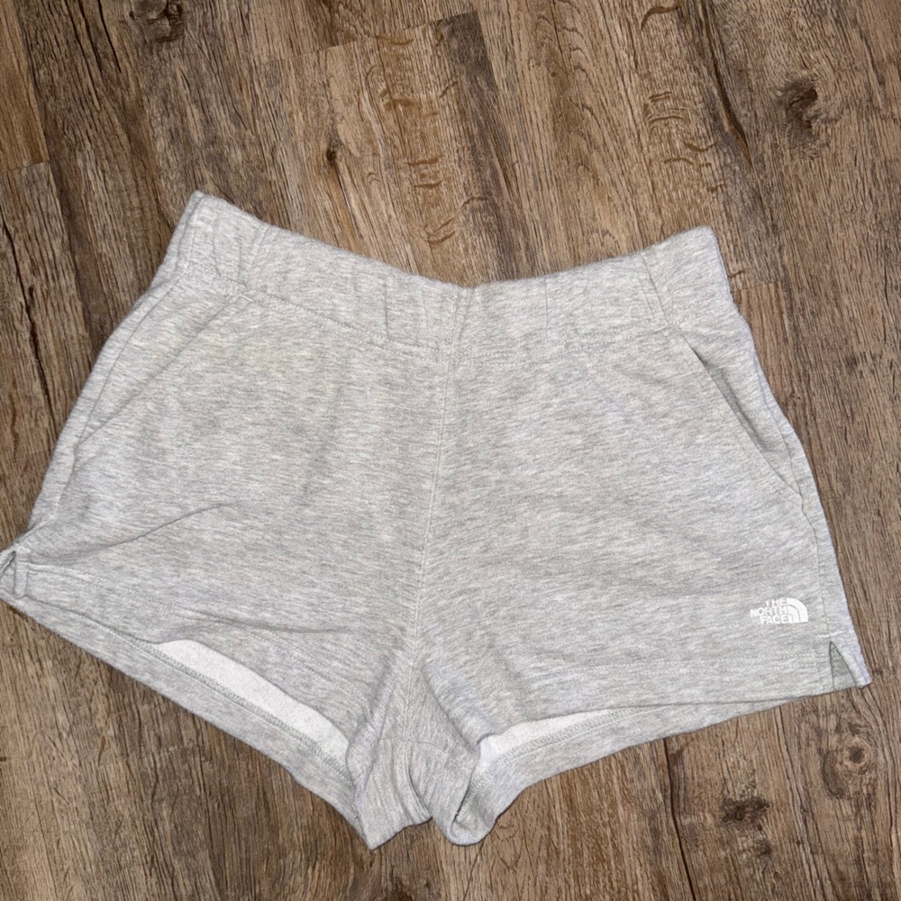 The North Face Women's Light Gray Athletic Shorts Medium
